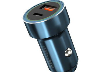 Szybka Ładowarka samochodowa 12-24V USB + type-C QC3.0 PD XO