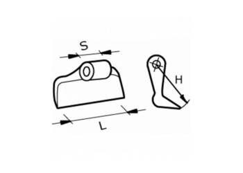 Bijak młotkowy 115x50x26 mm, R180 mm RM-46 APLRM46