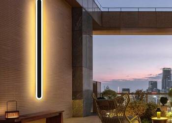 Mikeru 180CM Lampa ścienna zewnętrzna ściemniana, długa lampa ście Używana