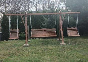Huśtawki dla dzieci ogrodowe porządnie wykonane