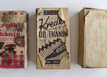 1. KREDKI DO ODZIEŻY ZABAWKA Z PRLu === VINTAGE