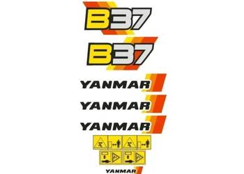 Naklejki oklejenie - YANMAR B37 Zamiennik