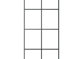 vidaXL Drzwi przesuwne, aluminium i szkło ESG, 90x205 cm(SKU:288065)