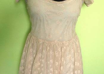 Sukienka - z koronki 36 S biust 80 - 90 cm