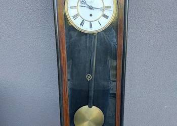 Zegar linkowy żyłkowy Lenzkirch 1876r tarcza 20cm F176