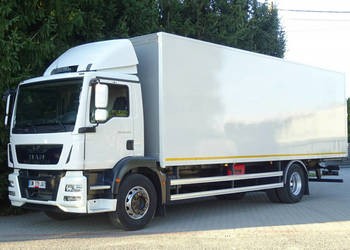 MAN TGM 18.290 Euro 6 kontener firanka 20 pal Sprowadzony klima Man TGM 18…