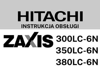 DTR Instrukcja obsługi, katalog, UDT- serwis - Hitachi 300LC-6N