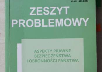 Aspekty prawne bezpieczeństwa i obronności państwa Aspekty prawne bezpieczeństwa i obronności państwa