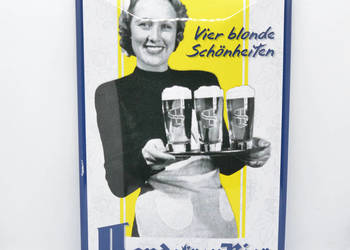 Tablica reklamowa Landskron-Bier, Niemcy, lata 90.
