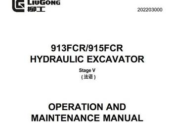 LiuGong 913FCR 915FCR instrukcja obsługi PL DTR