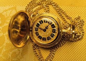 Zegarek damski TIGER-Swiss - vintage z łańcuszkiem