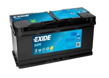 Akumulator 106Ah 950A EXIDE AGM START&STOP EK1060