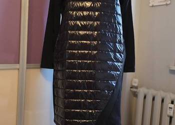 Pikowana Sukienka czarna 2XL