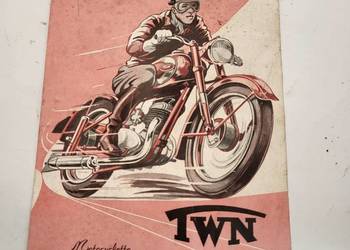 REKLAMA ULOTKA ORGINAŁ TRIUMPH  TWN BDG 125H