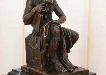 Mojżesz z Tablica - Dziesięć Przykazań - Biblia - Figura Rzeźba z Brązu Mojżesz z Tablica - Dziesięć Przykazań - Biblia - Figura Rzeźba z Brązu