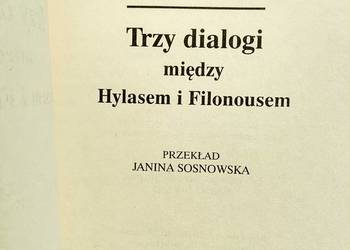Berkeley Trzy dialogi filozofia książki Bródno księgarnie