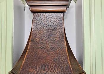 Okap kuchenny miedziany , okap miedziany copper hood