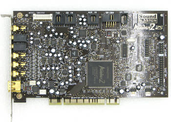 Creative Labs Sound Blaster SB0350 Audigy 2 ZS GOLD 7.1 FireWire PCI retro