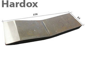 Nakładka HARDOX gk-2 części do agregatu GRUBER KONGSKILDE