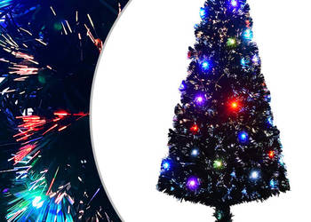 vidaXL Sztuczna choinka z LED i stojakiem 150 cm(SKU:284301)