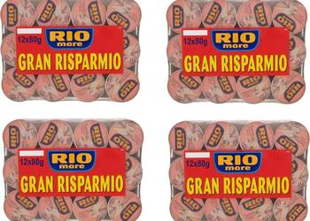 48x Rio Mare Tonno all'Olio di Oliva Tuńczyk w oliwie z oliwek 80g