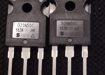 SiHG20N50C  100% oryginał VISHAY  N-MOSFET 500V; 20A/11A; 250W TO247