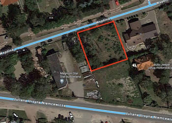 Działka usługowa 1100 m2 Warszawa-Wesoła intensywność 0,8