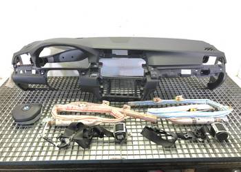 KOKPIT PODUSZKI KURTYNY PASY KOMPLET BMW F11 Kombi 09-17 KONSOLA