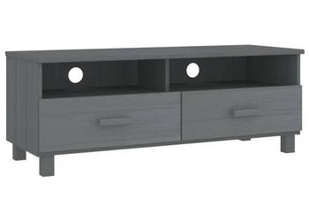 Szafka pod TV HAMAR ciemnoszara 106x40x40 cm drewno sosnowe WM-340470