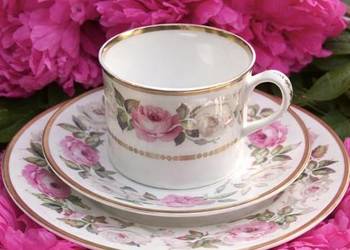 ROYAL WORCESTER*urocze różane Trio*ROYAL GARDEN