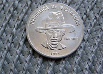 Nikaragua 25 Centawo 1981r - Sandino - Mennicza