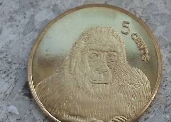 KIRIBATI 5 CENTS 2003 r (MAŁPA)-RZADKA