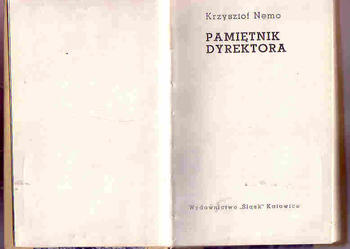 (3861) PAMIĘTNIK  DYREKTORA – KRZYSZTOF NEMO