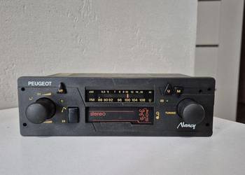 Kolekcjonerskie radio na kasety Peugeot Nancy - unikat !