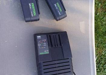 Festool BPS 12 – 2 akumulatory + sprawna ładowarka LC 45