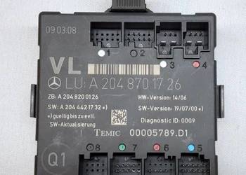 Moduł Sterownik Drzwi MERCEDES W204 2048701726