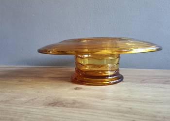 Stary wazon, ikebana szkło miodowe