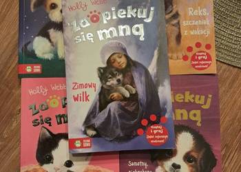 5 książek z serii "zaopiekuj się mną" Holly Webb stan bdb