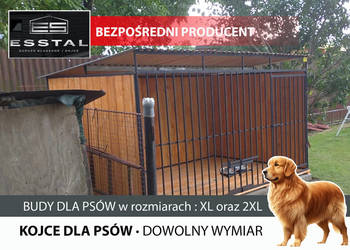 B173 Kojec dla Psa 3x2 - ściany drewniane Impregnowane | KOJCE | - ESSTAL