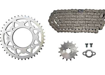 ZESTAW NAPĘDOWY CROSS 125 (ZĘBATKI 15z/41z(76MM) + ŁAŃCUCH 428-120L) C