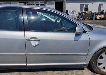 DRZWI PRAWE PRZÓD VOLKSWAGEN PHAETON LG9R SREBRNE
