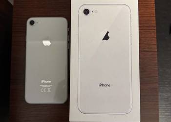 iPhone 8 64GB White | Nowa bateria 100% | Stan BDB | Pudełko | Okazja