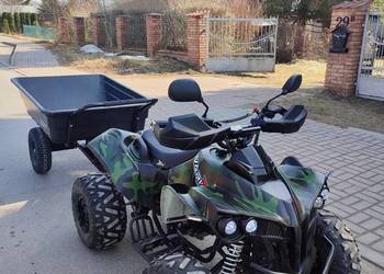 Quad Bombardier varia pro 3+1 + przyczepka