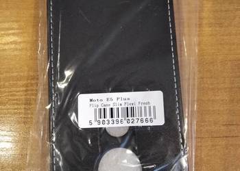 Motorola E 5 plus etui czarny.