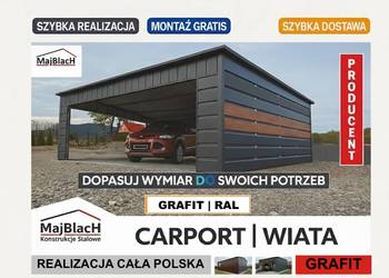 Zadaszenie - CARPORT |Wiata Samochodowa |ALTANA na pojazdy – Maj-BlacH