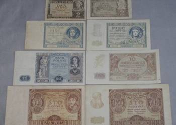 Zestaw banknotów polskich - 8szt.