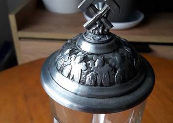 Kufel szklany pamiątkowy KGHM Barbórka 2021