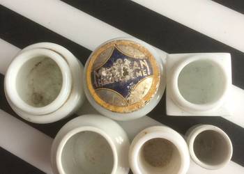 ( 947. ) Nr 7 Różne Niemieckie Porcelanowe Pojemniki