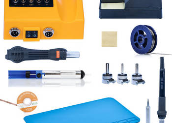 Stacja Lutownicza 2w1 OH660 | 660W, Hot-Air, Grot 900M