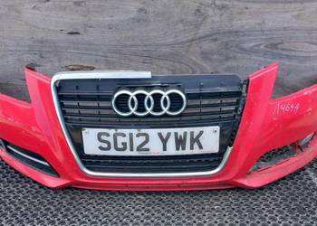 AUDI A3 8P LIFT ZDERZAK PRZÓD LY3J HALOGEN